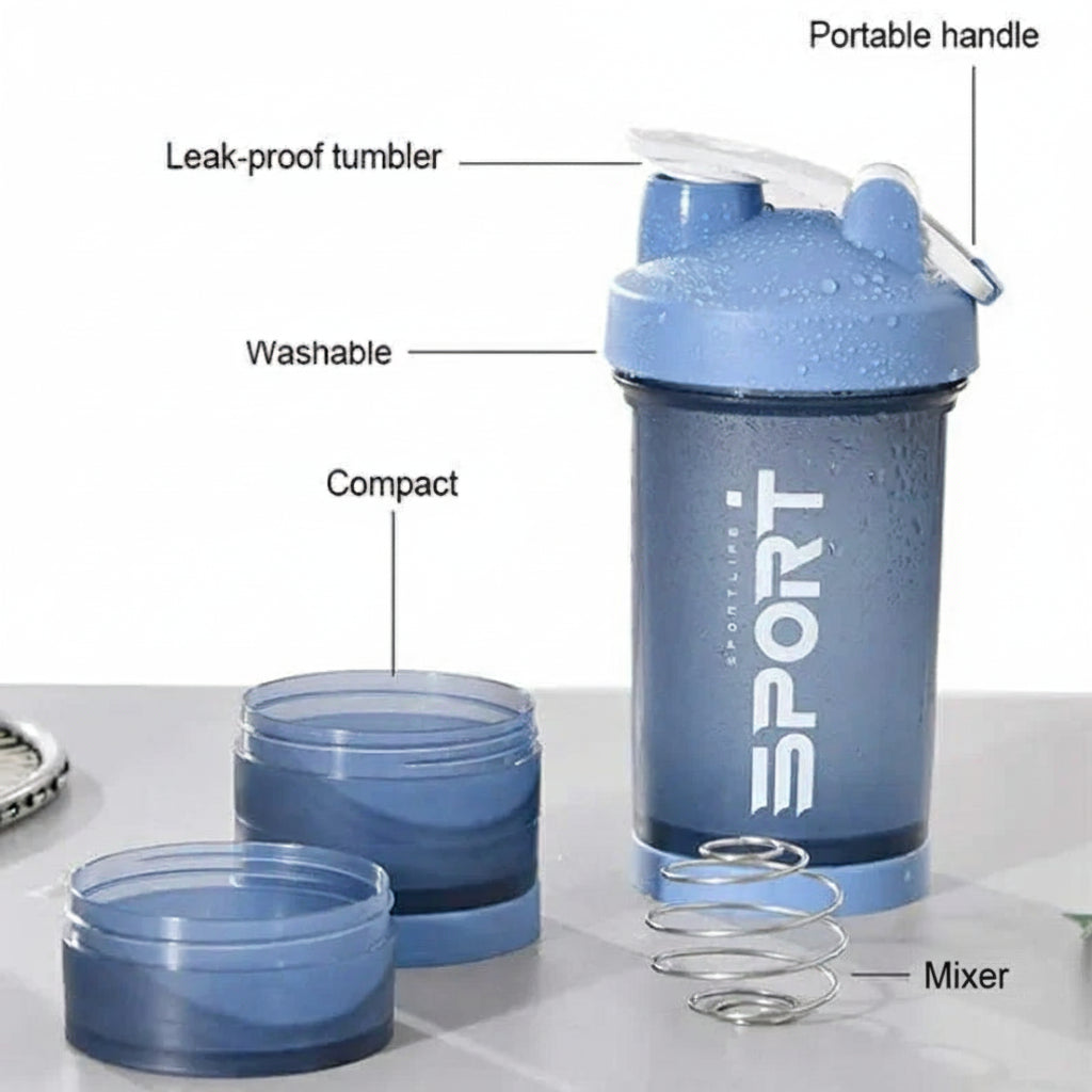 3-Layer Shaker Bottle