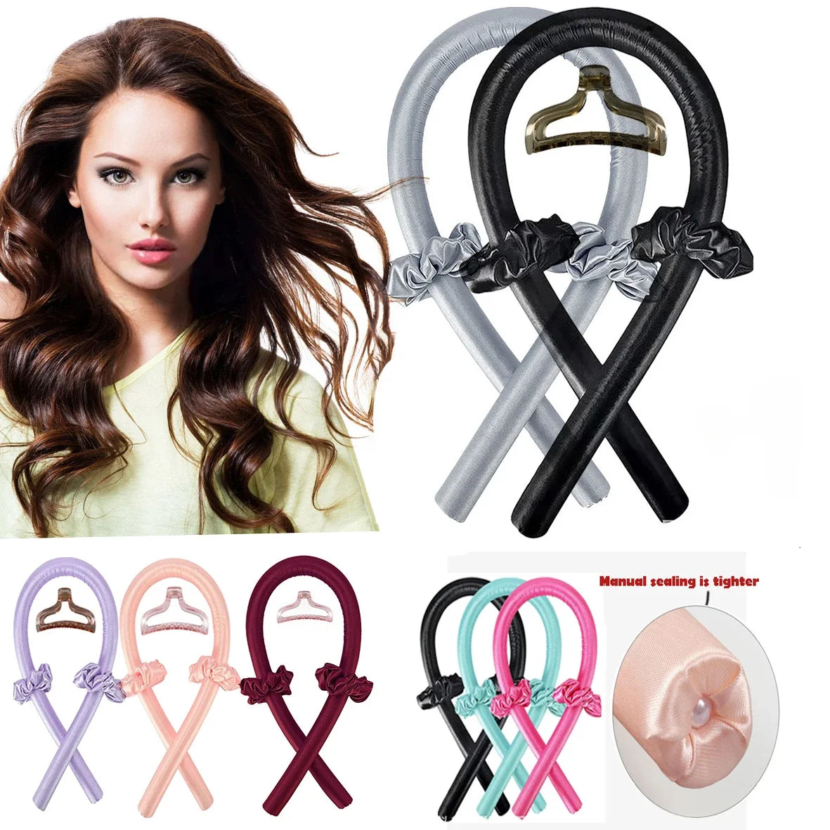Heatless Hair Curling Kit
